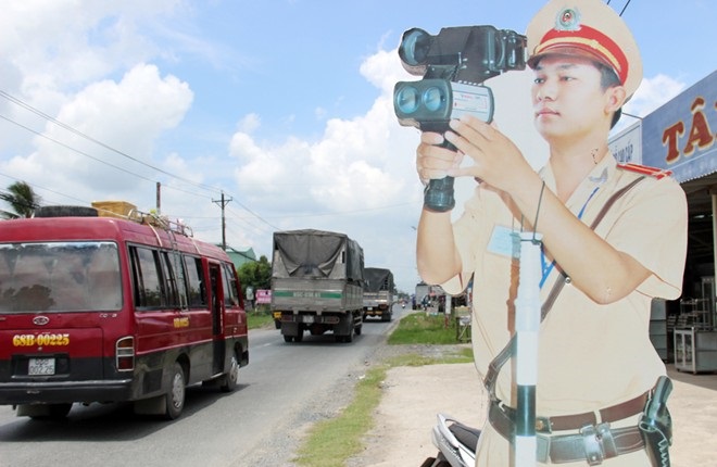 CSGT mô hình cắm chốt thử nghiệm trên địa bàn Cần Thơ