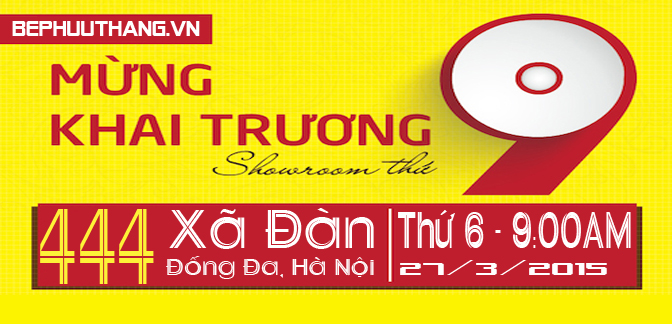 Tưng bừng khai trương showroom 9 tại Xã Đàn - Đống Đa - Hà Nội